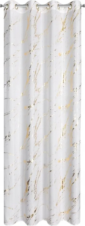 Lani készfüggöny 140x250 Eurofirany fehér arany