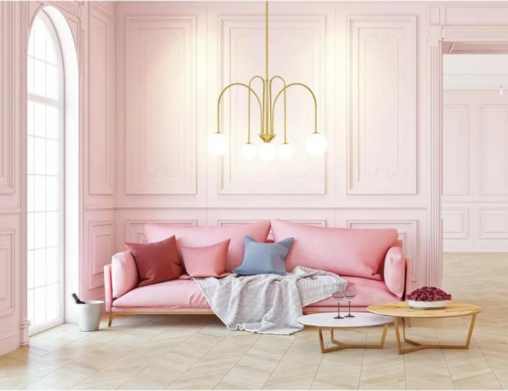 KING HOME MSE010100318 NERI Glamour Csillár Fehér, Arany G9 IP20