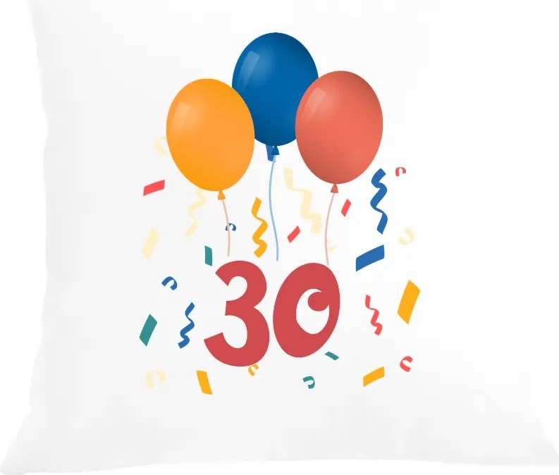 Szülinapi párna párnahuzat Személyre szabott Életkor Ajándék