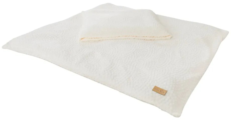 Krémszínű gyerek ágyneműhuzat babaágyhoz 80x80 cm Seashells – Roba