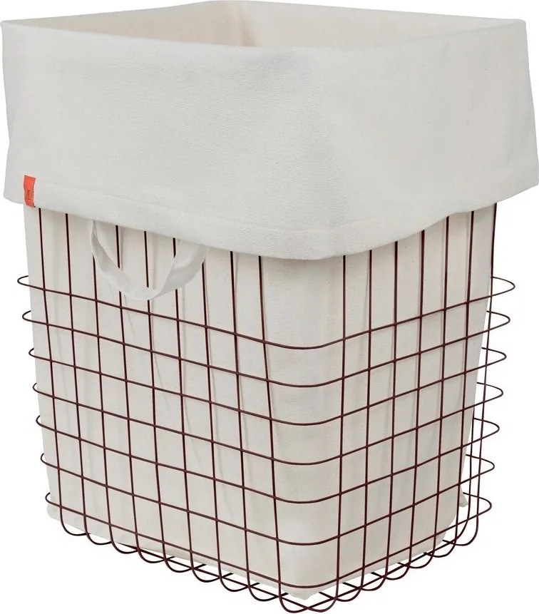 Borvörös fém szennyeskosár 64 l Store-It – Mette Ditmer Denmark