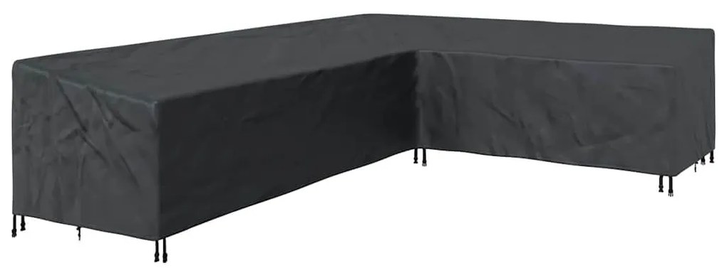 Kültéri bútorhuzat Fekete 330 x 255 x 80 cm 210D Oxford Szövet