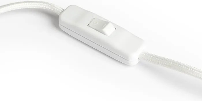 RENDL ZUMBA asztali lámpa fehér PVC/fa/króm 230V LED E14 11W