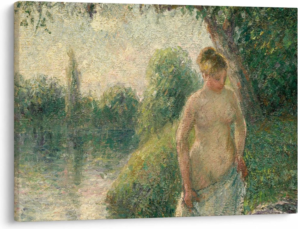 Kép - Camille Pissarro, The Bather, reprodukciók (70x50 cm)