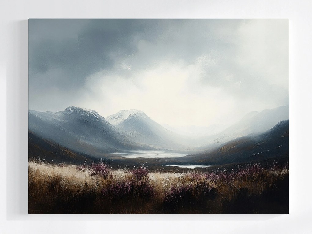 Canvas Vászonkép Skócia Hegyek Glencoe Völgy Hanga 80x60