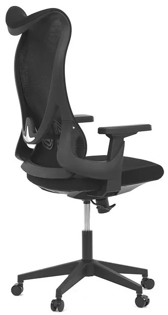 Fekete Hálós Irodai Szék, Hinta Mechanikával. KA-S248 BK