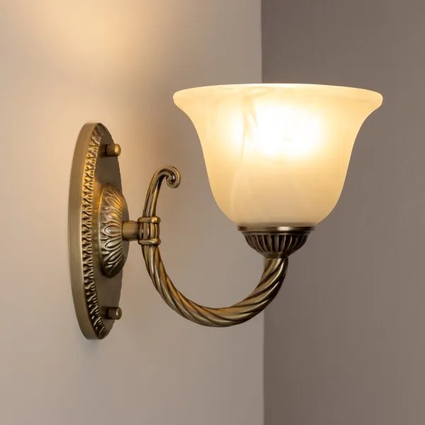 Brilagi - Fali lámpa CLASSIC 1xE27/60W/230V réz