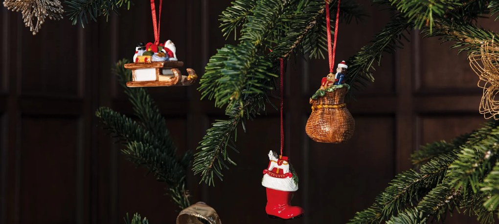 Karácsonyi függő dísz, 3 db, Nostalgic Ornaments kollekció - Villeroy & Boch