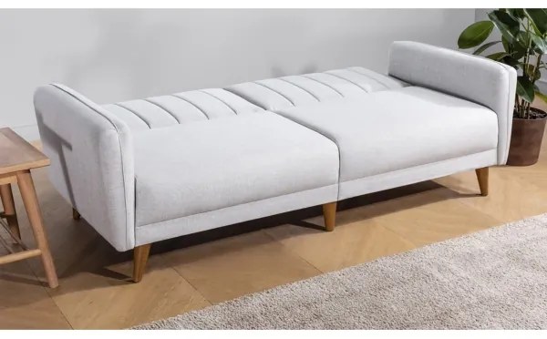 KITO kinyitható kétszemélyes kanapé, krémszínű