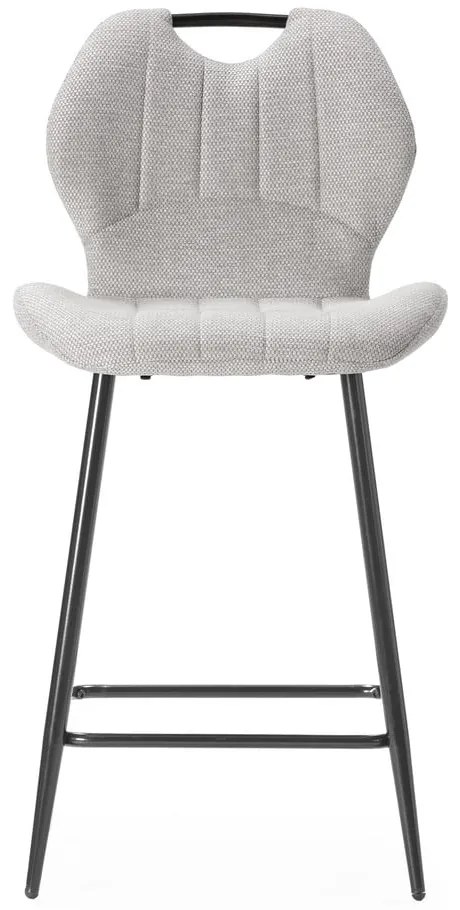 Bézs kárpitozott bárszék szett 2 db-os (ülésmagasság 65 cm) Muli – Marckeric