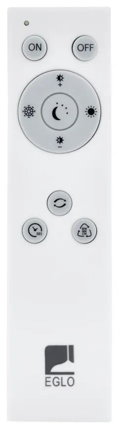 Eglo Giron-S 97542 távirányítós, kristályeffektes mennyezetlámpa, 60W LED, 5800 lm