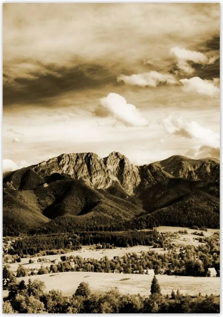 Poszterek 70x100 Tátra Lengyel hegyek Kilátás