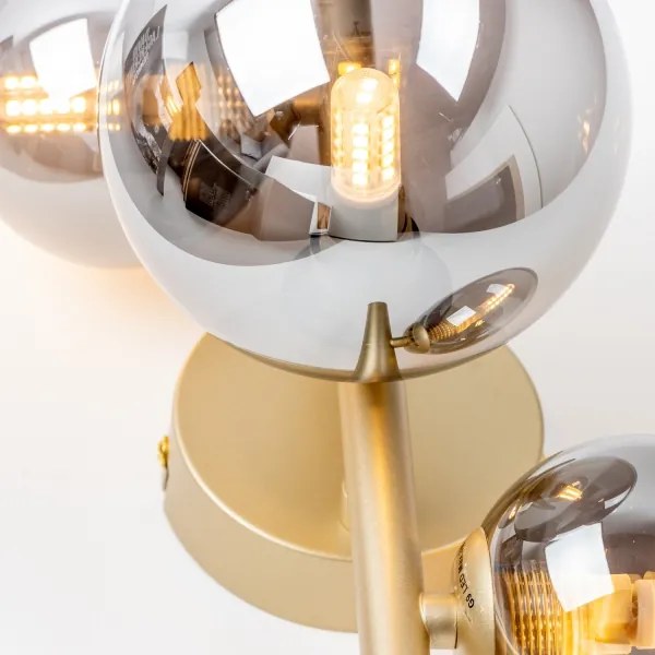 Brilagi - LED Fali lámpa MILLA 3xG9/3W/230V arany/füstös