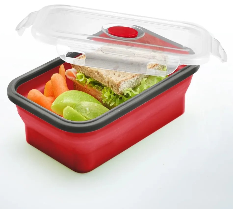 Westmark összecsukható ételtároló, négyzet alakú, 600 ml, M