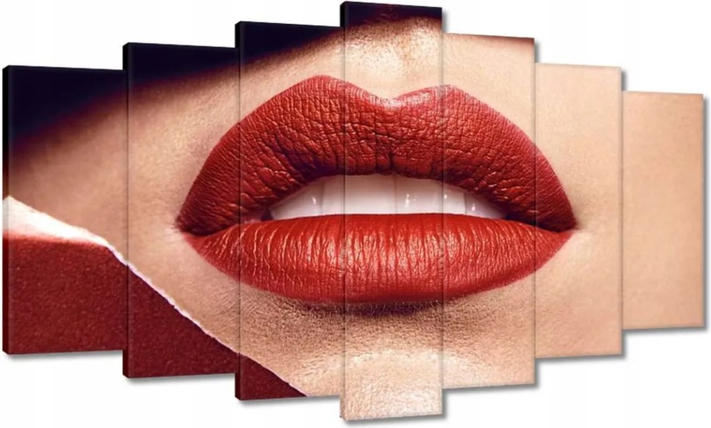 Vászonkép 140x80 Női ajkak Ajkak