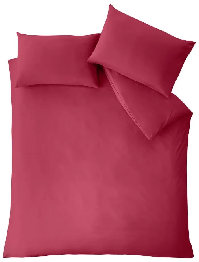 Sötét rózsaszín kétszemélyes ágyneműhuzat 200x200 cm So Soft Easy Iron – Catherine Lansfield