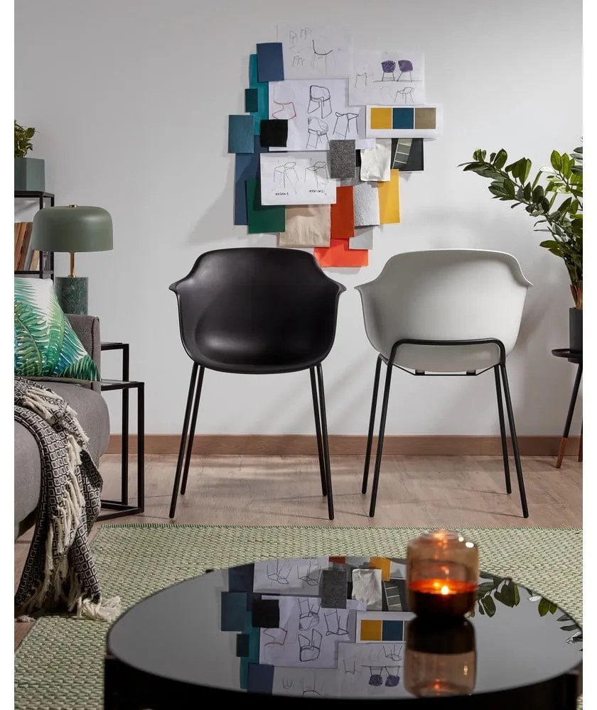 Khasumi fehér étkezőszék - Kave Home