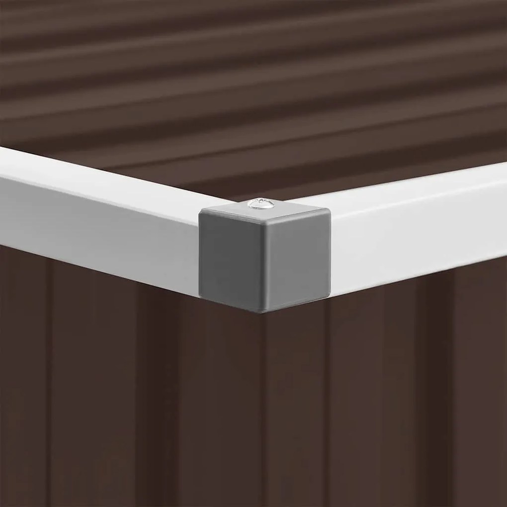 barna kerti tárolóláda 149 x 99 x 93 cm