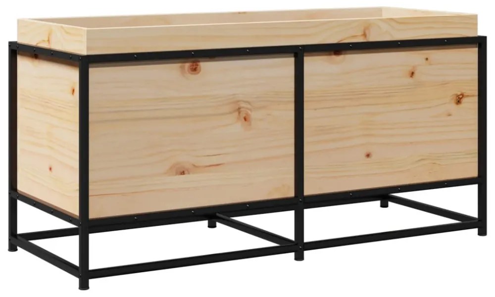 tömör fenyőfa kerti virágláda 100 x 40 x 50 cm