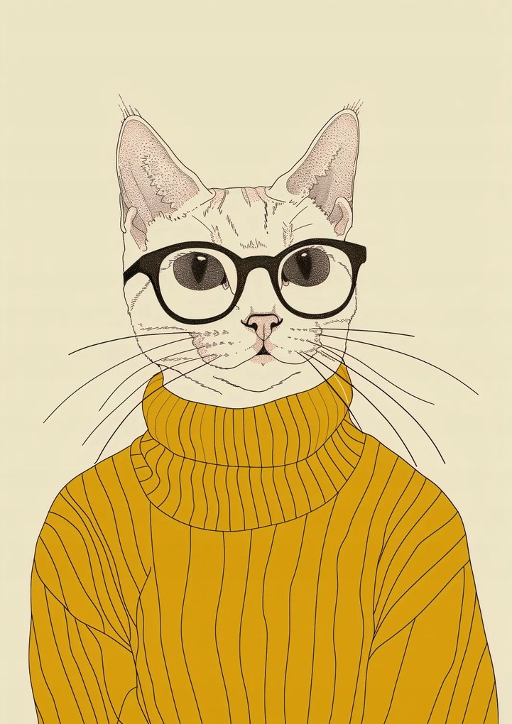 Poszter 21x29,7cm Intellektuális