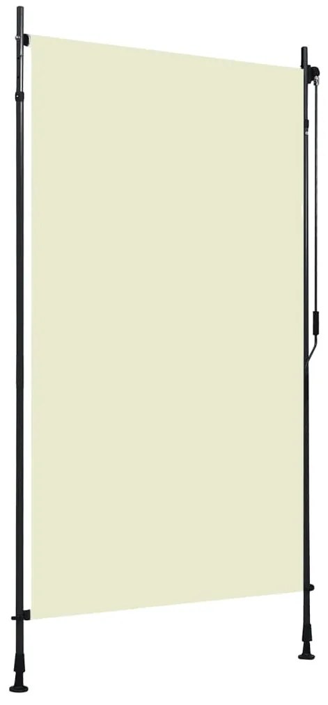 krémszínű kültéri roló 120 x 270 cm