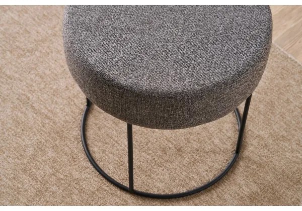 Puff RELO, átmérő 40 cm, antracit