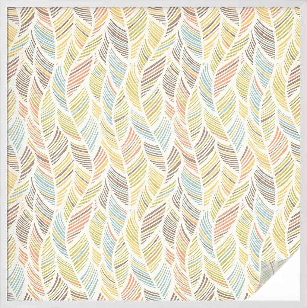 Ablakfólia Szélvédő Adatvédelem Szivárvány tollak 100x100 cm