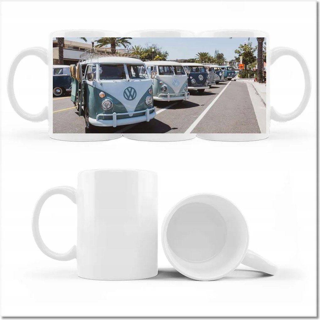 Volkswagen Transporter Vw nyomott mintás bögre