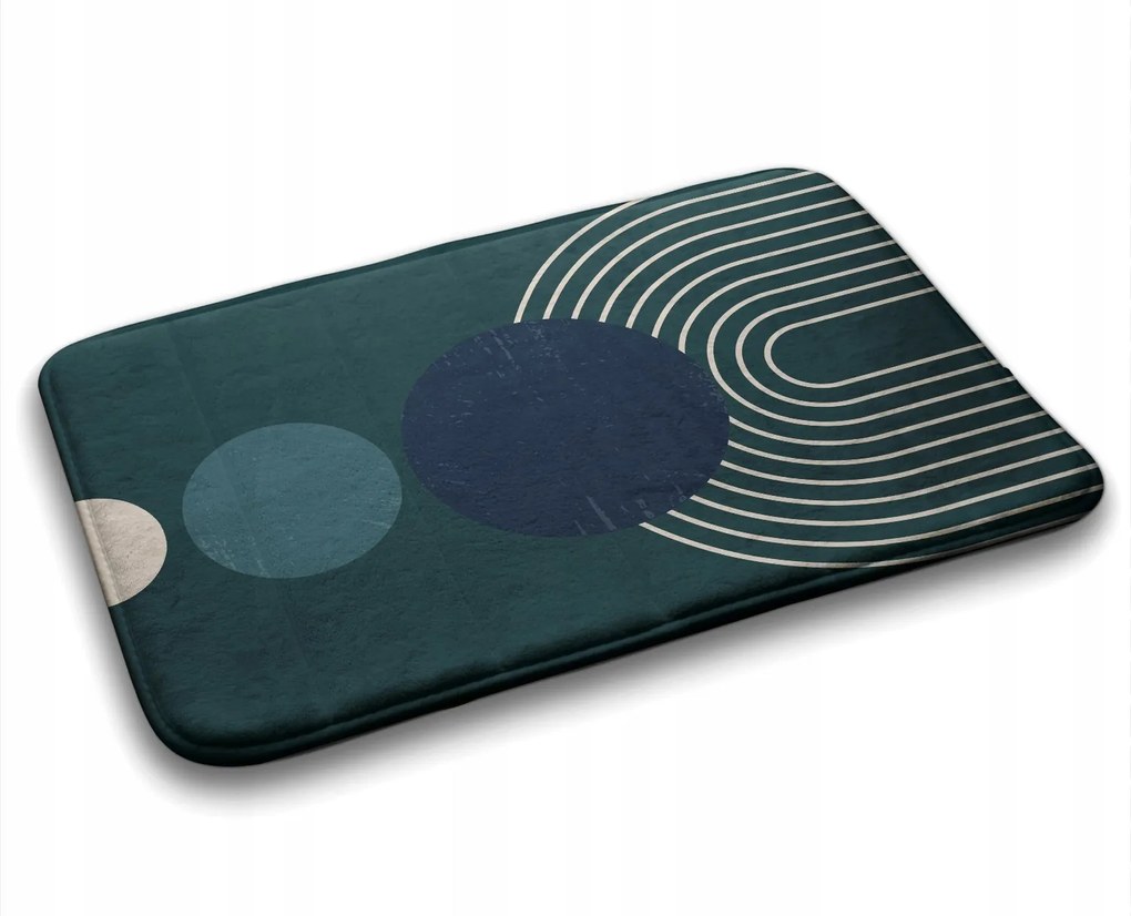 Fürdőszobaszőnyeg Geometrikus mintás 90x60 cm