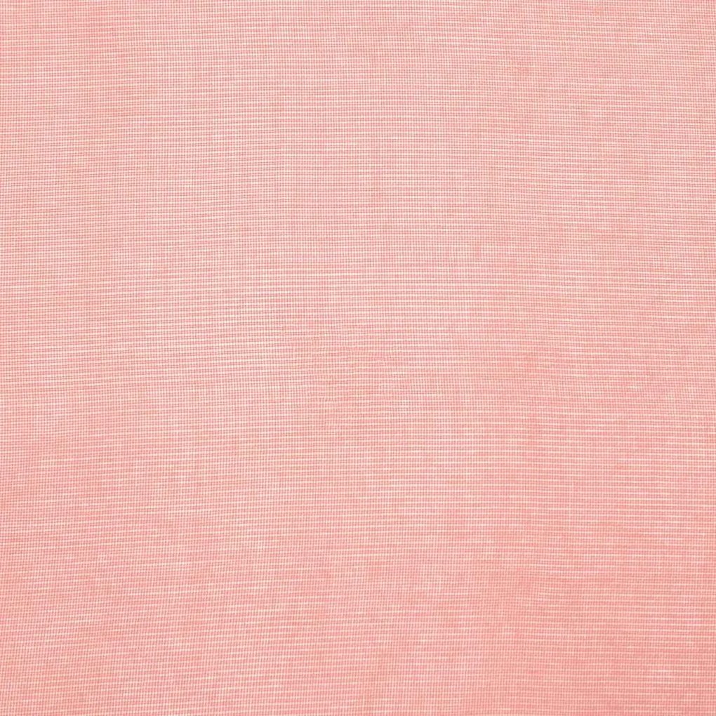 2 db rózsaszín fátyolfüggönyök hurokkal 140x245 cm