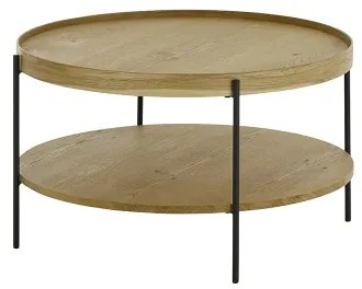 FURNI tölgy dohányzóasztal