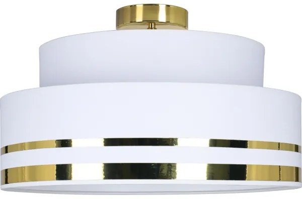 Mennyezeti lámpa TAMI 1xE27/60W/230V átm. 40 cm fehér/arany