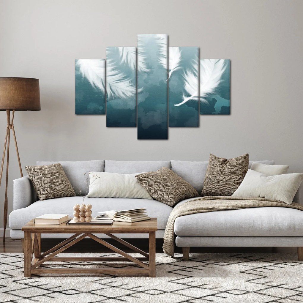 Kép - Fehér toll (150x105 cm)