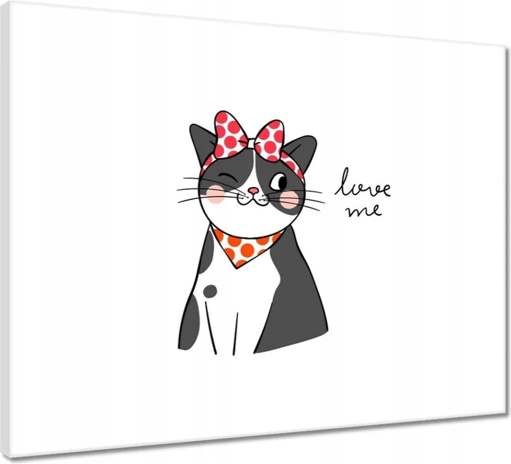 Vászonkép 50x40 Cica