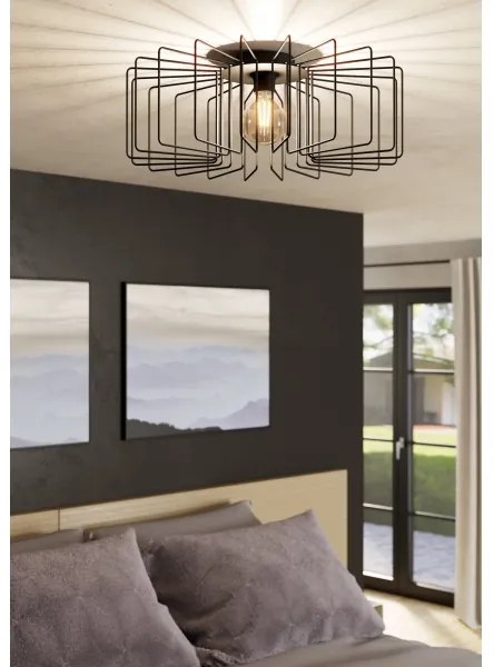 Eglo 98507 - Mennyezeti lámpa TREMEDAL 1xE27/28W/230V