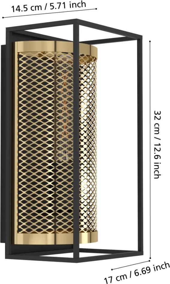 Eglo NOHALES 43789 Fali lámpa 1x40W/E27 IP20