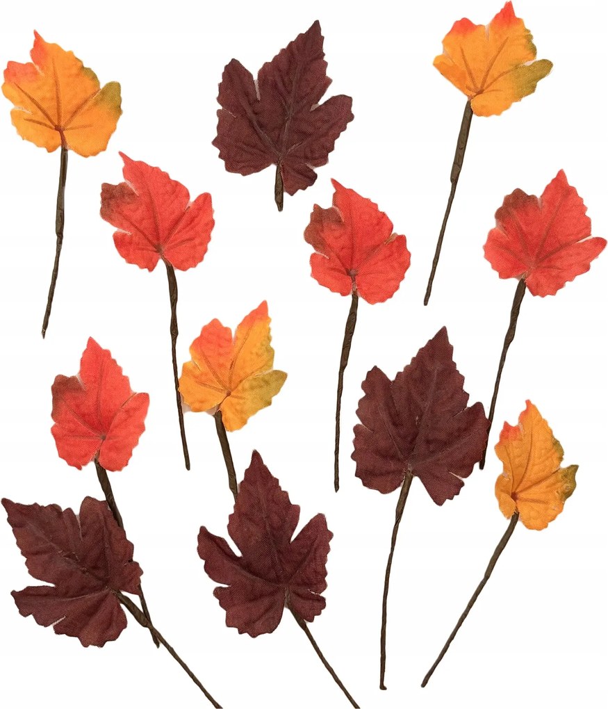 Mesterséges Juharlevél Őszi Realisztikus Levél 12 db-os