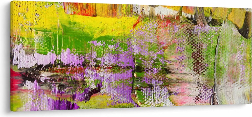 Absztrakció kép - festmény (120x50 cm)