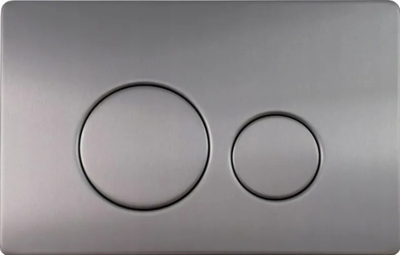 WC-öblítő gomb szálcsiszolt acél Jomo Werit JomoTech WC-állványhoz