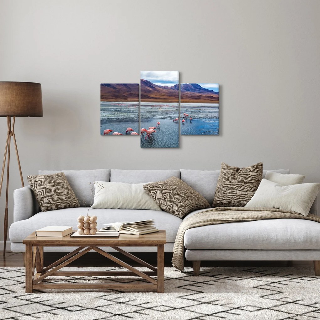 Kép - Flamingók (90x60 cm)