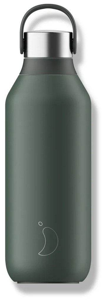 Termoláhev Chilly's Bottles - lesní zelená 500ml, edice Series 2