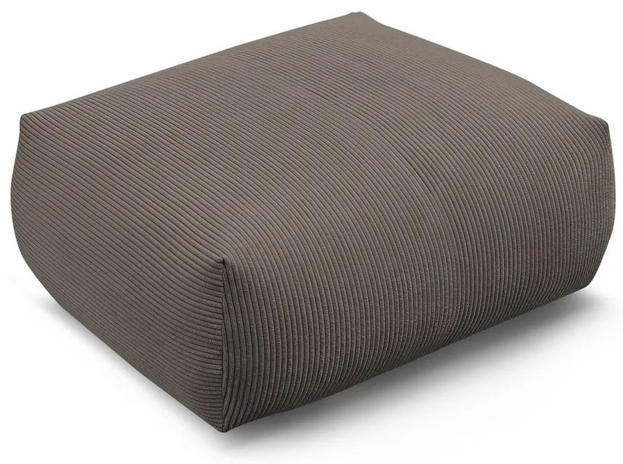 Szürkésbarna kordbársony lábtartó Voltaire – Bobochic Paris