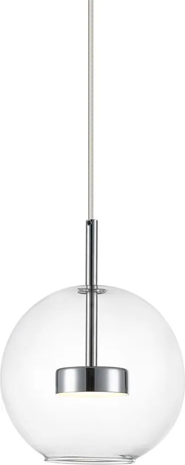 ZUMA LINE P0428-01J-F4AC ENCELADUS Modern Függesztett Lámpa Króm LED IP20