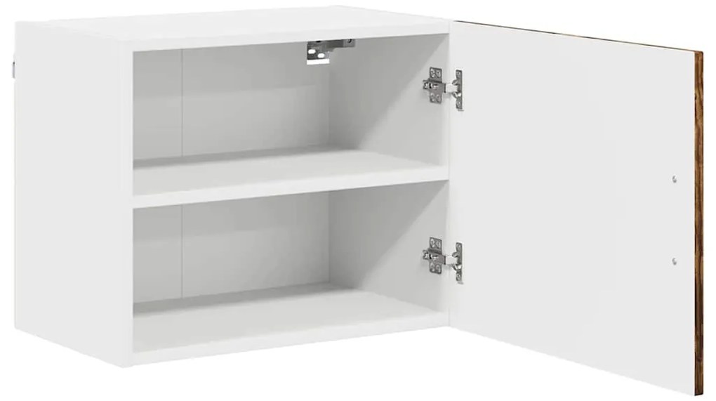 Fali konyhaszekrény 2 pcs Füstölt tölgy 50 x 31 x 40 cm Faanyag