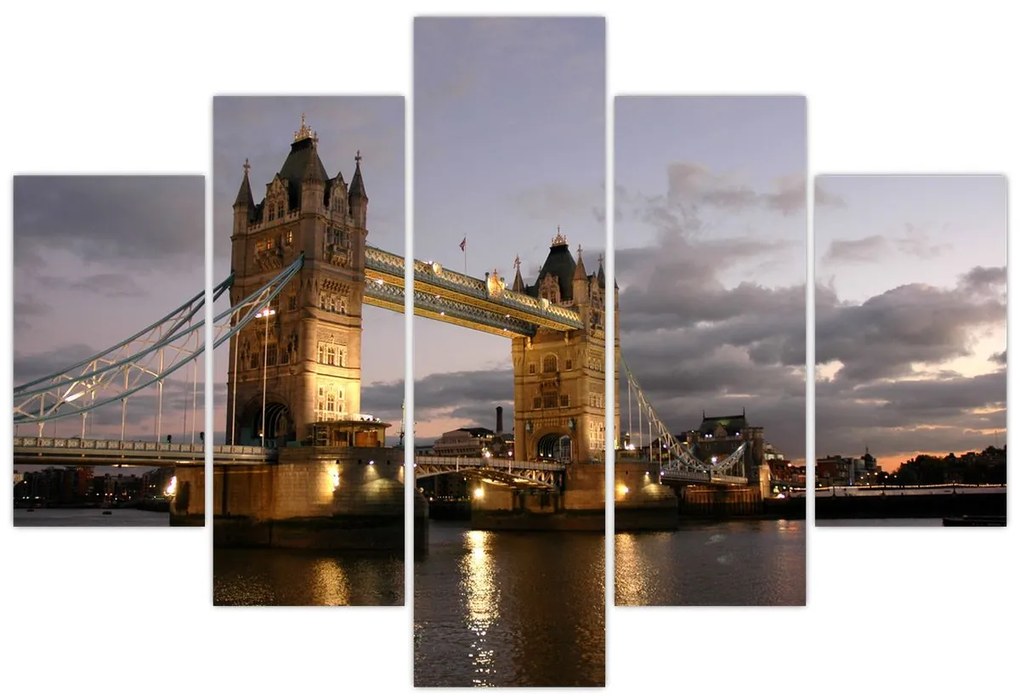 Kép - Tower Bridge éjszaka (150x105 cm)