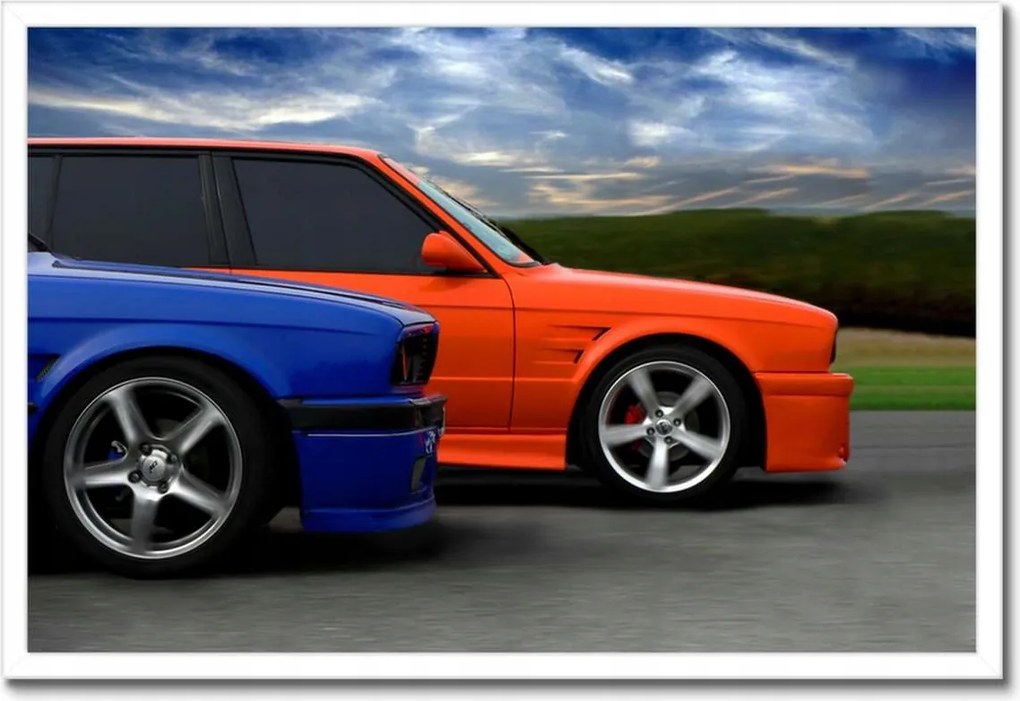 Poszterek keretben 60x40 Bmw versenyek