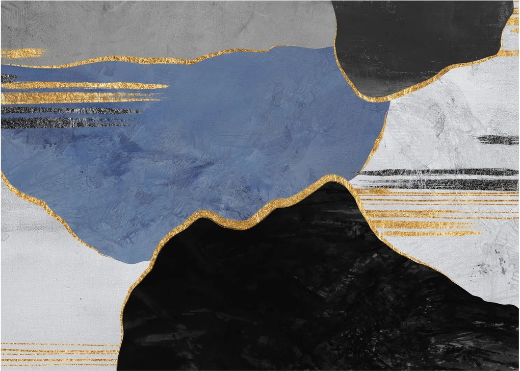 Kép - Texturált formák (70x50 cm)