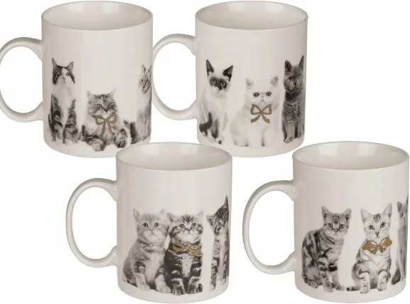 Porcelán Bögre Macskáknak 4 Minta