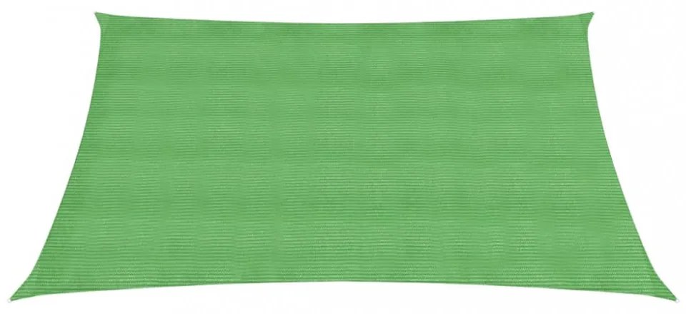 világoszöld HDPE napvitorla 160 g/m² 4 x 4 m