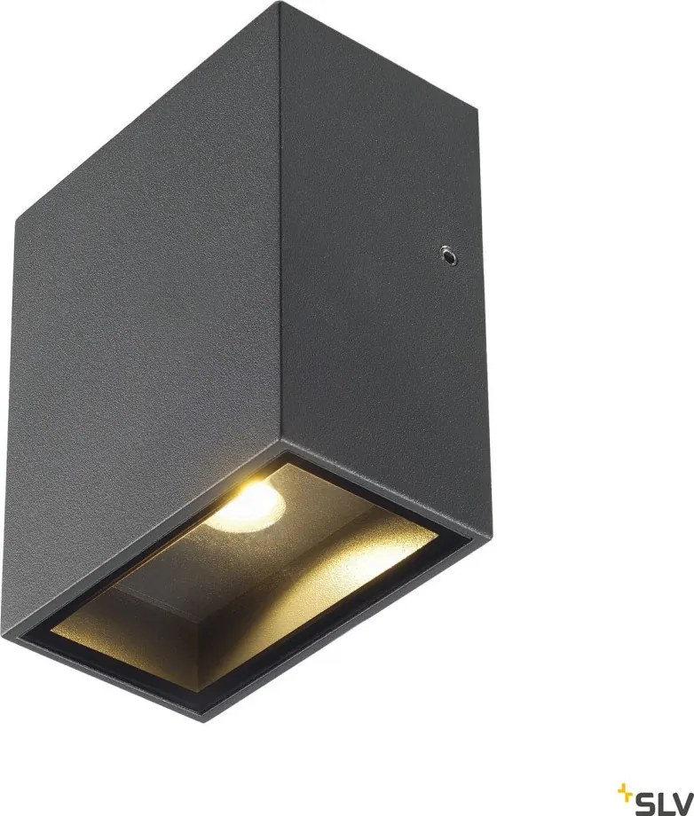 SLV 232435 QUAD Modern Kültéri Fali Lámpa Antracit LED IP44